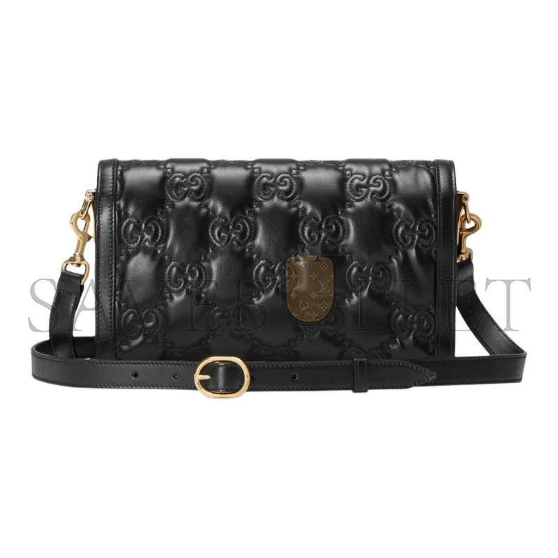 G*u*i small gg matelassÉ leather bag 724529 (25.5*16*8.5cm)